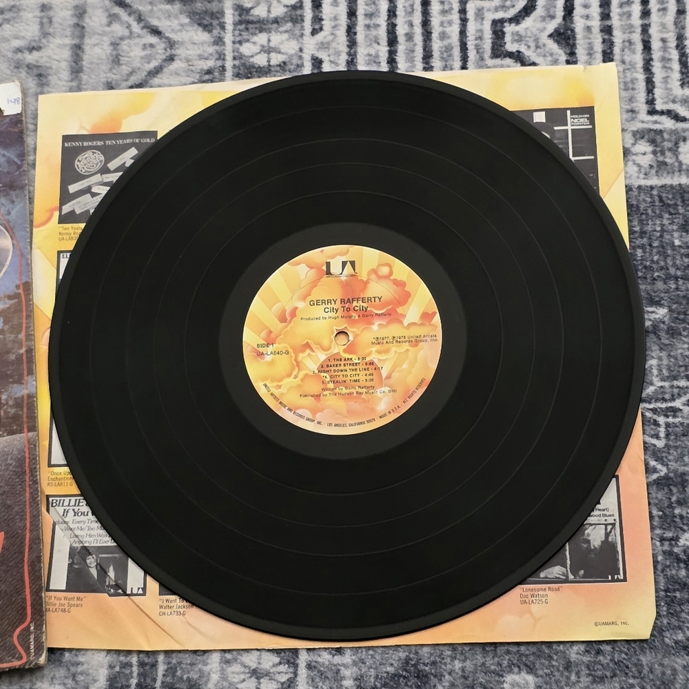 Gerry Rafferty City To City 1978 United Artists UA-LA840-G Rock Vinyl LP Vintage - Picture 3 of 15